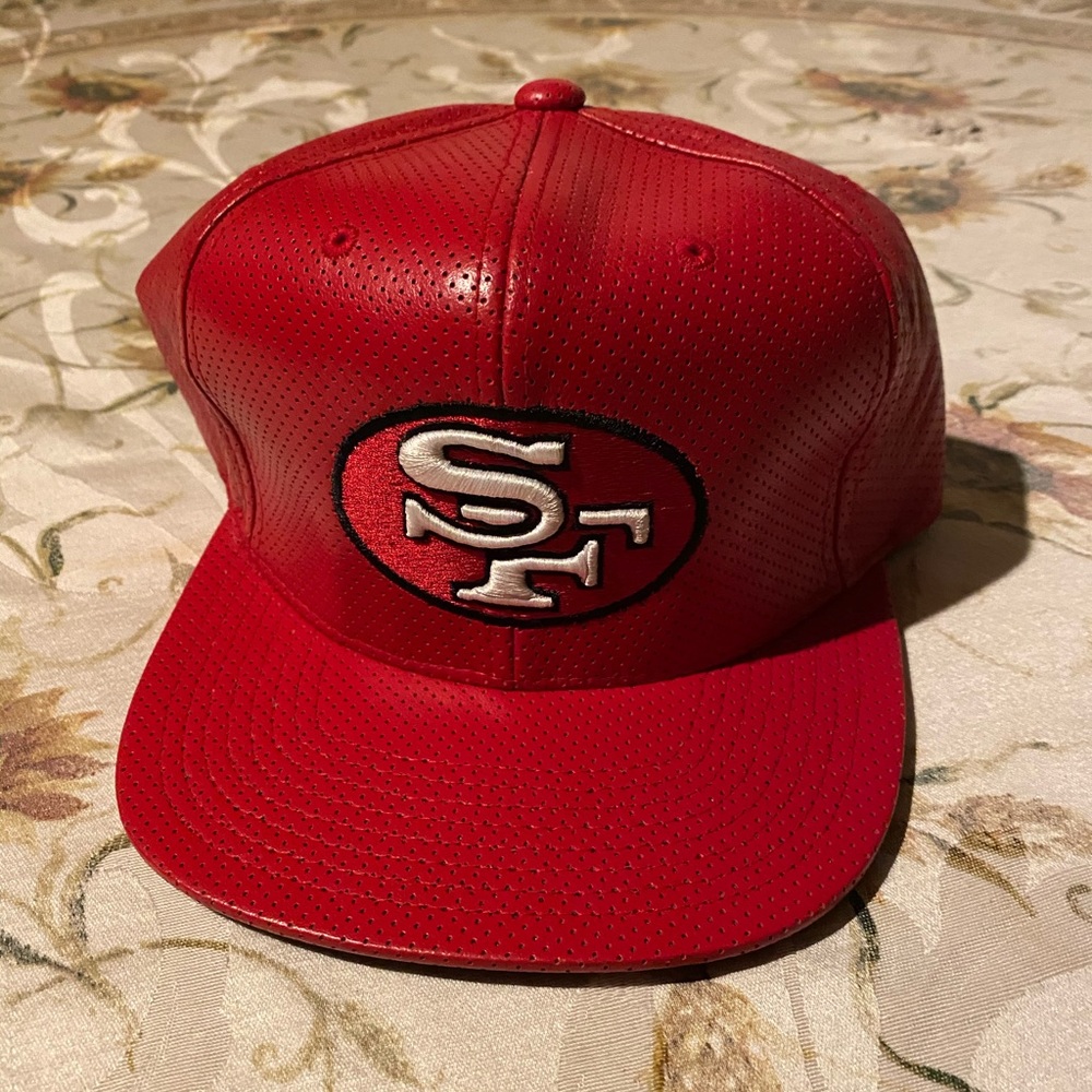 49er Premium Leather Mitchell and Ness SnapBack